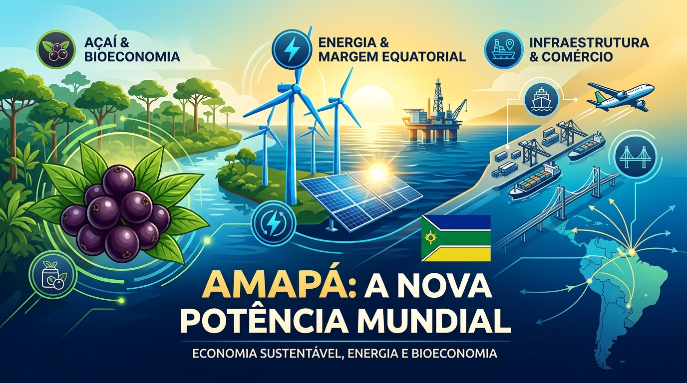 A Economia do Amapá: A Potência Mundial que Desperta no Topo do Brasil