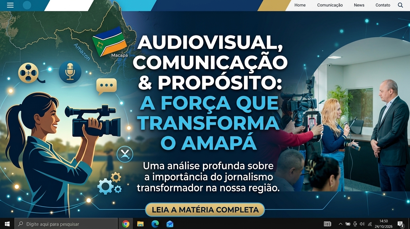 Comunicação, Audiovisual e Propósito: A Importância do Jornalismo Transformador no Amapá